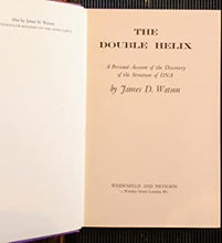 Load image into Gallery viewer, The Double Helix &gt;&gt;&gt;NOBEL PRIZE WINNING FIRST EDITION FIRST IMPRESSION IN DUSTWRAPPER&lt;&lt;&lt;&lt; James D. Watson Publication Date: 1968 Condition: Very Good
