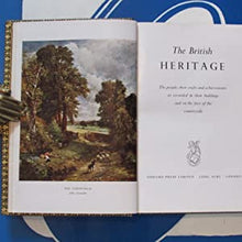 Load image into Gallery viewer, THE BRITISH HERITAGE. The People, their Crafts and Achievements&gt;FINE SIGNED SANGORSKI &amp; SUTCLIFFE FULL CRUSHED GREEN NIGER MOROCCO BINDING&lt;J.Pennington, J.Mainwaring, J.Russell, M.Wilson Brown, S.Bone, A.E.Richardson, C.Hole, C.Reilly &amp; O.H.Leeney
