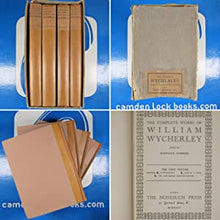 Load image into Gallery viewer, The Works of William Wycherley(complete in 4 Volumes) WILLIAM WYCHERLEY( Author), Summers, Montague (Editor). Publication Date: 1924 Condition: Very Good
