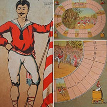 Load image into Gallery viewer, Amerikansk Væddeløbsspil [&quot;American Race&quot;, Lithograph board game]. Publication Date: 1890. Condition: Very Good
